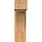 Ekena Millwork Thorton Block Smooth Bracket w/ Offset Brace, Western Red Cedar, 7 1/2"W x 18"D x 26"H BKT0806X18X26THR05SWR - alternate 4
